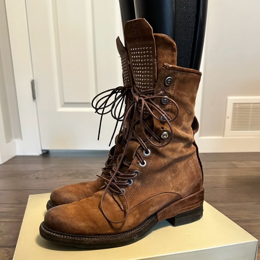 A.S.98 leather boots. Size 40. Like new.